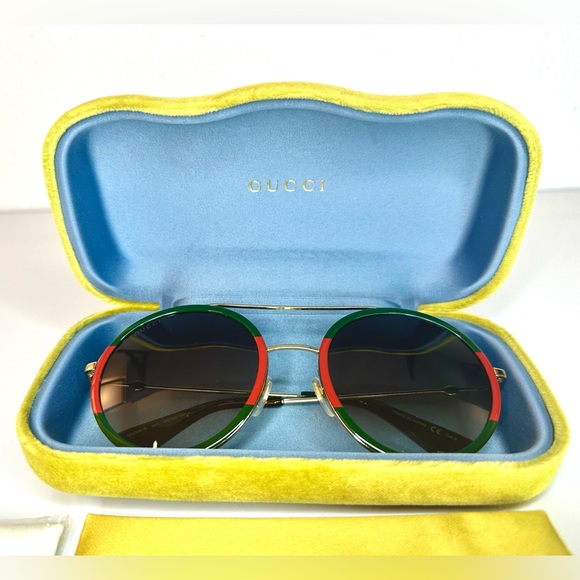 Gucci Sunglasses GG0061S in Green Gradient - Picture 2 of 10